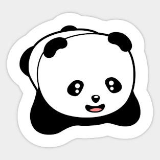 Funny kawaii panda Sticker